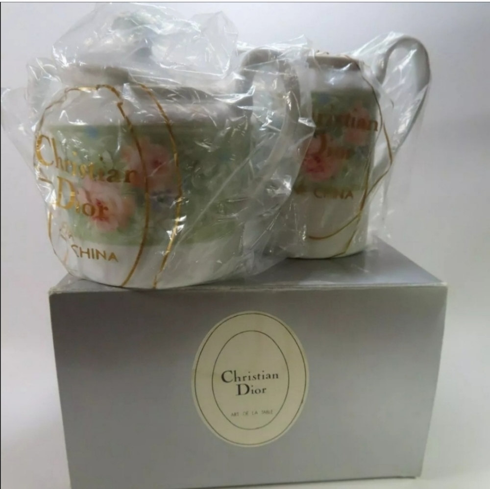 NIB Chistian Dior Orleans Cream sugar Fine China